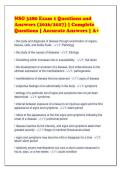 NSG 3280 Exam 1 Questions and&NewLine;Answers &lpar;2026&sol;2027&rpar; &vert; Complete&NewLine;Questions &vert; Accurate Answers &vert; A&plus;