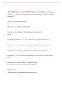 IDIS 240 Final Exam &ndash; Vestal &vert; UPDATED Questions with 100&percnt; Correct Answers&NewLine;