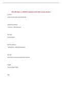 IDIS 240 Exam 2 &vert; UPDATED Questions with 100&percnt; Correct Answers&NewLine;