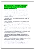 NSG 3280 Exam 1 Questions and Answers&NewLine;&lpar;2026&sol;2027&rpar; &vert; Complete Review &vert; 100&percnt;&NewLine;Verified Responses &vert; A&plus;&NewLine;