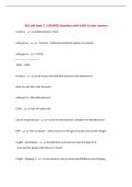 IDIS 240 Exam 2 &vert; UPDATED Questions with 100&percnt; Correct Answers&NewLine;