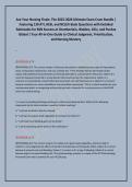 Ace Your Nursing Finals&colon; The 2025-2026 Ultimate Exam Cram Bundle &vert; &NewLine;Featuring 130 ATI&comma; HESI&comma; and NCLEX-Style Questions with Detailed &NewLine;Rationales for BSN Success at Chamberlain&comma; Walden&comma; GCU&comma; and Purdue &NewLine;Global &vert; Your All-in-One Guide to Clinical Judgmen