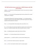 INSY 2303 Final &lpar;Scott Johnson review terms&rpar; &vert; UPDATED Questions with 100&percnt; Correct Answers&NewLine;