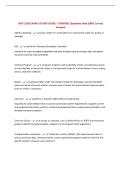 INSY 2303 EXAM 3 STUDY GUIDE &vert; UPDATED Questions with 100&percnt; Correct Answers