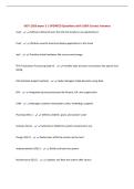 INSY 2303 exam 3 &vert; UPDATED Questions with 100&percnt; Correct Answers&NewLine;