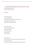 INSY 3305 FINAL EXAM &vert; UPDATED Questions with 100&percnt; Correct Answers&NewLine;