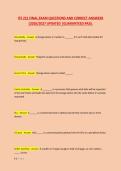 ITE 221 FINAL EXAM QUESTIONS AND CORRECT ANSWERS &NewLine;&vert;2026&sol;2027 UPDATED &vert;GUARANTEED PASS&period;