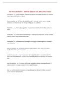 INSY Final Exam Review &vert; UPDATED Questions with 100&percnt; Correct Answers&NewLine;