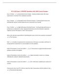 IPC A 610 Exam &vert; UPDATED Questions with 100&percnt; Correct Answers&NewLine;