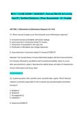 MCA 1 CLINE EXAM 1 2026&sol;2027 &vert; Samuel Merritt University Test &num;1 &vert; Verified Solutions &vert; Pass Guaranteed - A&plus; Graded&NewLine;&NewLine;
