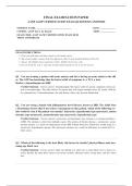 AANP AGNP CERTIFICATION EXAM 2026 COMPLETE EXAM QUESTIONS AND ANSWERS 100&percnt; VERIFIED A&plus; GRADE ASSURED&excl;&excl;&excl;&excl;&excl; NEW LATEST UPDATE&excl;&excl;&excl;&excl;