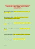 BIO202 FINAL EXAM STUDY GUIDE &lpar;STRAIGHTERLINE A&P II&rpar; EXAM &NewLine;QUESTIONS AND CORRECT ANSWERS &vert;2026&sol;2027 UPDATED &NewLine;&vert;GUARANTEED PASS&period;