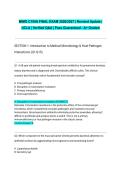 MIMG C185A FINAL EXAM 2026&sol;2027 &vert; Revised Update &vert; UCLA &vert; Verified Q&A &vert; Pass Guaranteed - A&plus; Graded&NewLine;&NewLine;