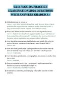 C211 WGU OA PRACTICE&NewLine;EXAMINATION 2026 QUESTIONS&NewLine;WITH ANSWERS GRADED A&plus;