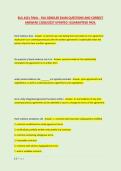 BUL 4421 FINAL - FAU GENDLER EXAM QUESTIONS AND CORRECT &NewLine;ANSWERS &vert;2026&sol;2027 UPDATED &vert;GUARANTEED PASS&period; 