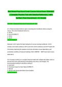 Wall Street Prep Excel Crash Course Actual Exam 2026&sol;2027 &ndash; Complete Practice Test with Detailed Rationales &vert; 100&percnt; Verified &vert; Pass Guaranteed &ndash; A&plus; Graded