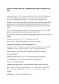 AGEC Quiz 1 Study Guide 2026 &vert; Complete Review&comma; Practice Questions & Quiz Prep