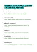 HSPT FINAL PAPER 2026 FULL QUESTIONS&NewLine;AND SOLUTIONS VERIFIED A&plus;