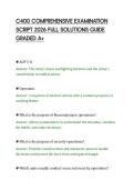 C400 COMPREHENSIVE EXAMINATION &NewLine;SCRIPT 2026 FULL SOLUTIONS GUIDE &NewLine;GRADED A&plus;
