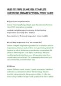 HUBS 191 FINAL EXAM 2026 COMPLETE&NewLine;QUESTIONS ANSWERS PREMIUM STUDY GUIDE