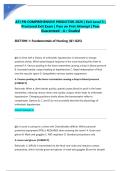ATI PN COMPREHENSIVE PREDICTOR 2026 &vert; Exit Level 3 &vert; Proctored Exit Exam &vert; Pass on First Attempt &vert; Pass Guaranteed - A&plus; Graded&NewLine;&NewLine;