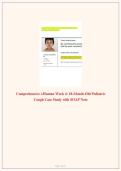 Comprehensive i-Human Week 4 Pediatric Cough Case Study &lpar;18-Month-Old&rpar; &vert; Complete SOAP Note&comma; RSV Bronchiolitis Diagnosis & Nursing Care Plan