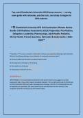 &ast;&ast; Chamberlain University HESI Exit Examination Ultimate Review &NewLine;Bundle &vert; RN Readiness Assessment&comma; NCLEX Preparation&comma; Prioritization&comma; &NewLine;Delegation&comma; Leadership&comma; Pharmacology&comma; Adult Health&comma; Pediatrics&comma; &NewLine;Mental Health&comma; Practice Questions&comma; Rationales & Stud