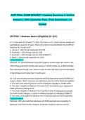 AHIP FINAL EXAM 2026&sol;2027 &vert; Updated Questions & Verified Answers &vert; 100&percnt; Guarantee Pass &vert; Pass Guaranteed - A&plus; Graded&NewLine;&NewLine;