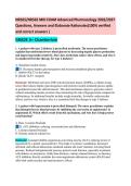 NR565&sol;NR565 2026&sol;2027  MID EXAM Advanced Pharmacology 2026&sol;2027&NewLine;Questions&comma; Answers and Elaborate Rationales&lpar;100&percnt; verified&NewLine;and correct answers &rpar;&NewLine;GRADE A&plus; Chamberlain