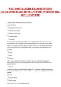WGU D027 DIABETIC EXAM QUESTIONS &vert;GUARANTEED ACCURATE ANSWERS &vert;VERSION 2026-2027 &vert;COMPLETE