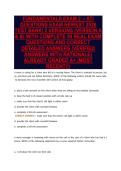 FUNDAMENTALS EXAM 2 -- ATI&NewLine;QUESTIONS EXAM NEWEST 2026&NewLine;TEST BANK&vert; 2 VERSIONS &lpar;VERSION A&NewLine;& B&rpar; WITH COMPLETE 50 REAL EXAM&NewLine;QUESTIONS AND CORRECT&NewLine;DETAILED ANSWERS &lpar;VERIFIED&NewLine;ANSWERS WITH RATIONALE&rpar;&NewLine;ALREADY GRADED A&plus; &lpar;MOST&NewLine;RECENT&excl;&excl;&rpar;
