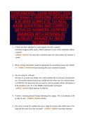 FUNDAMENTAL EXAM NEWEST 2026&NewLine;TEST BANK&vert; 2 VERSIONS &lpar;VERSION A&NewLine;& B&rpar; WITH COMPLETE 110 REAL&NewLine;EXAM QUESTIONS AND CORRECT&NewLine;DETAILED ANSWERS &lpar;VERIFIED&NewLine;ANSWERS WITH RATIONALE&rpar;&NewLine;ALREADY GRADED A&plus; &lpar;MOST&NewLine;RECENT&excl;&excl;&rpar;