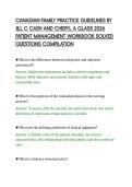 CANADIAN FAMILY PRACTICE GUIDELINES BY&NewLine;JILL C CASH AND CHERYL A GLASS 2026&NewLine;PATIENT MANAGEMENT WORKBOOK SOLVED&NewLine;QUESTIONS COMPILATION