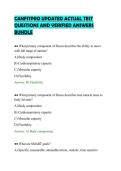 CANFITPRO UPDATED ACTUAL TEST&NewLine;QUESTIONS AND VERIFIED ANSWERS&NewLine;BUNDLE