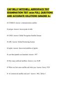 CAP BILLY MITCHELL AEROSPACE TEST&NewLine;EXAMINATION TEST 2026 FULL QUESTIONS&NewLine;AND ACCURATE SOLUTIONS GRADED A&plus;