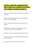 CAP BILLY MITCHELL AEROSPACE TEST&NewLine;FINAL PAPER 2026 COMPLETE SOLUTIONS&NewLine;AND CORRECT ANSWERS GRADED A&plus;
