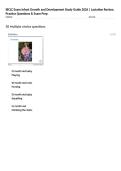 IBCLC Exam Infant Growth and Development Study Guide 2026 &vert; Lactation Review&comma; Practice Questions & Exam Prep