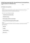 RNC-NIC Exam Study Guide 2026 &vert; Neonatal Intensive Care Nursing Review&comma; Practice Questions & Certification Prep
