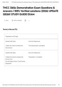 TNCC Skills Demonstration Exam Questions & Answers &vert; 100&percnt; Verified solutions &lpar;2026&rpar; UPDATE &vert;2026&excl;&excl; STUDY GUIDE EXAM&NewLine;&NewLine;
