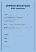 &num; NR 224 Fundamentals of Nursing Final Examination Success &NewLine;Blueprint &vert; Comprehensive Practice Questions wi