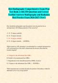Hesi Radiography Comprehensive Exam Prep Test Banks 1 & 2 Bundle with 750 Questions and Correct Verified Answers&sol; Radiography and Radiation Hesi Practice Exam 2026-2027 &lpar;New&excl;&rpar;