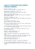 USMC CFT QUESTIONS AND CORRECT VERIFIED ANSWERS