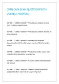CPAN CAPA EXAM QUESTIONS WITH CORRECT ANSWERS 