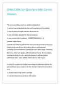 CPAN CAPA Cert Questions With Correct Answers&period;