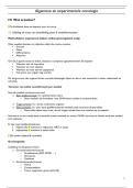 Uitgebreide en volledige samenvatting algemene en experimentele oncologie 