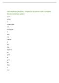 Oral Medicine&sol;Oral Bio - Chapter 1 Questions with Complete&NewLine;Solutions &vert;latest update