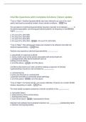 Oral Bio Questions with Complete Solutions &vert;latest update&NewLine;&ast;True or False&ast;&colon; Dentinal hypersensitivity has been referred to as one of the most&NewLine;painful and least successfully treated chronic dental conditions&period; - True&NewLine;The prevalence of dentinal hypersensit