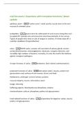 oral bio exam 1 Questions with Complete Solutions &vert;latest&NewLine;update&NewLine;aphthous ulcers -"canker sores"&semi; small&comma; painful&comma; round ulcers in the oral&NewLine;mucosa of unknown cause&NewLine;leukoplakia -generic term for white patch of oral mucous lining that can