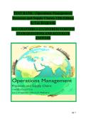 Lee Krajewski&rsquo;s Operations Management&colon; Processes and Supply Chains&comma; 13th Edition &vert; Comprehensive Test Bank&semi; Realistic Exam Questions&comma; Accurate Answers&comma; and Full Chapter Coverage &lpar;1&ndash;15&rpar;
