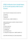 ISTQB Certification Exam-Sample Papers Q&period; 201 to 240 Questions With Correct Answers&period;